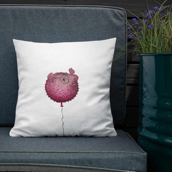 Puffie Balloon Throw (Red) Premium Pillow