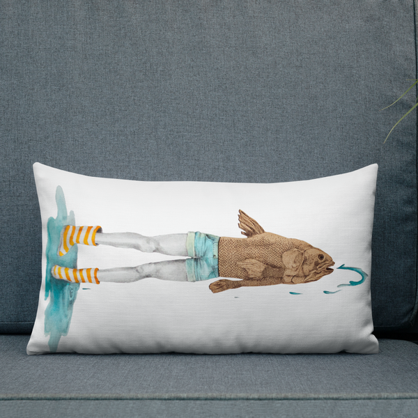 Fish People Premium Pillow