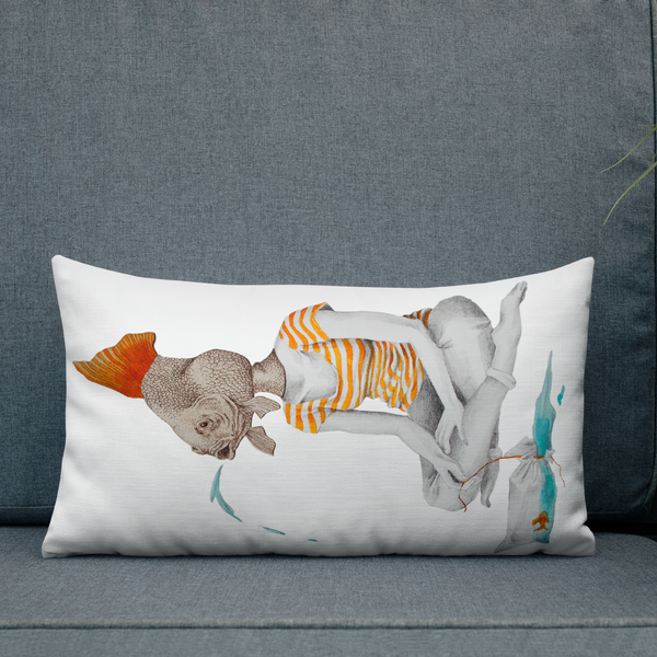 Fish People Premium Pillow