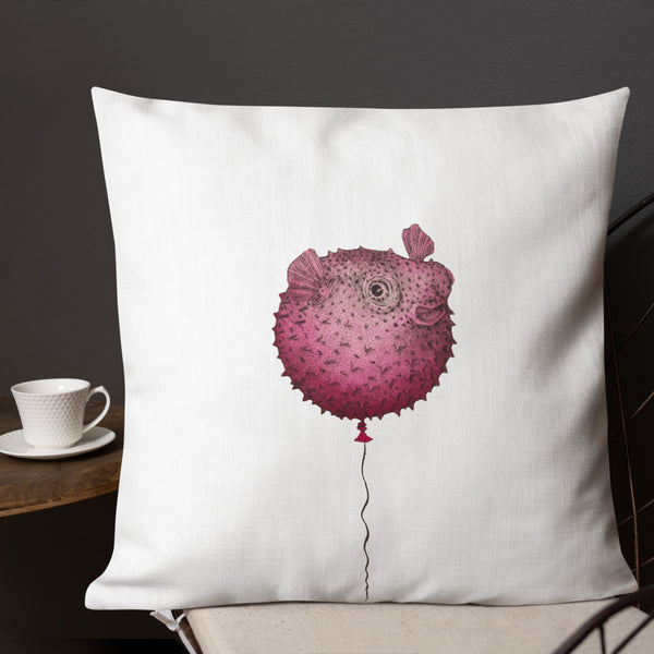 Puffie Balloon Throw (Red) Premium Pillow