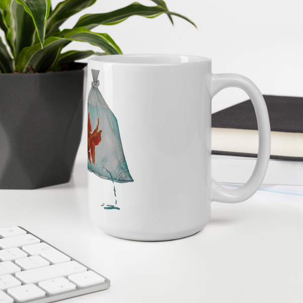 Goldfish in a Bag Mug