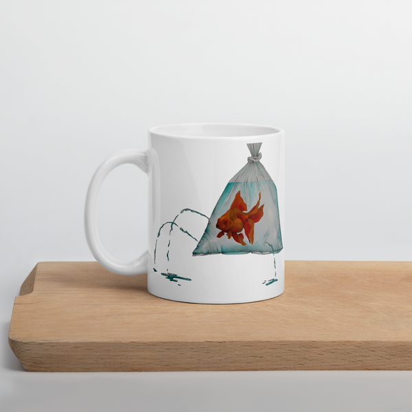 Goldfish in a Bag Mug