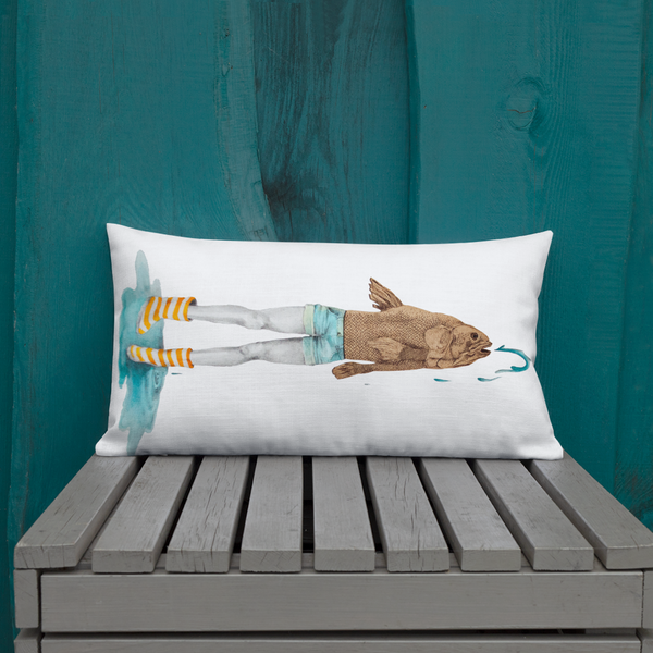 Fish People Premium Pillow