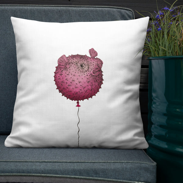 Puffie Balloon Throw (Red) Premium Pillow