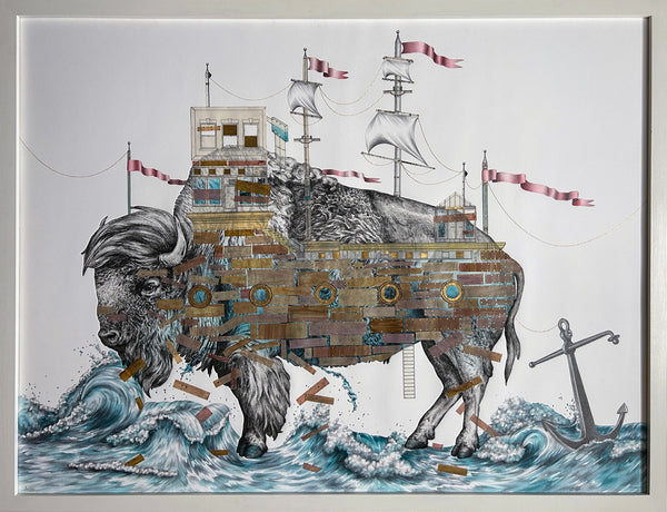 Don't Give Up The Ship - 36 x 46