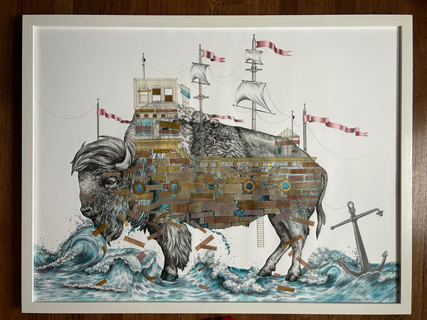 Don't Give Up The Ship - 36 x 46