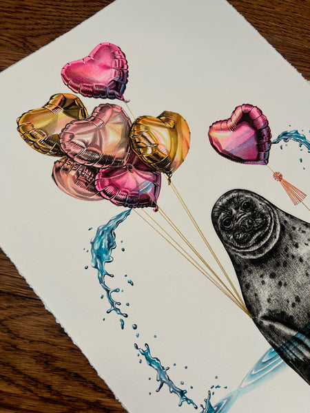 Keep Your Head Above Water - 11 x 21