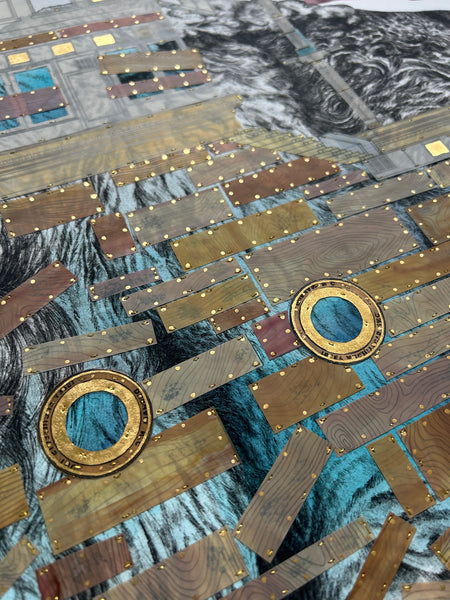 Don't Give Up The Ship - 36 x 46