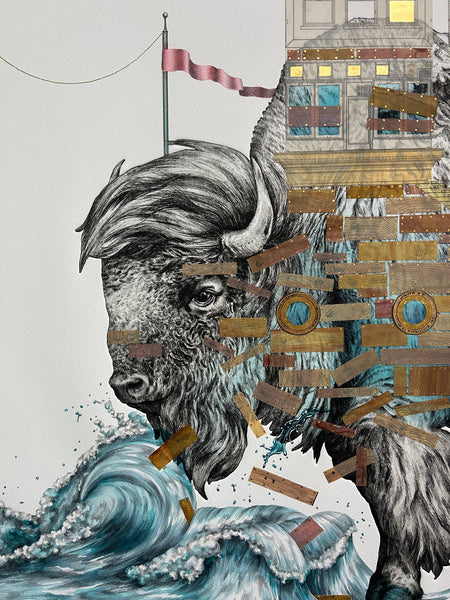 Don't Give Up The Ship - 36 x 46