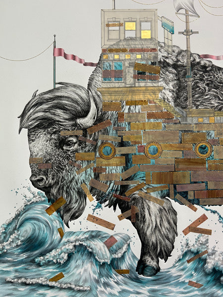 Don't Give Up The Ship - 36 x 46