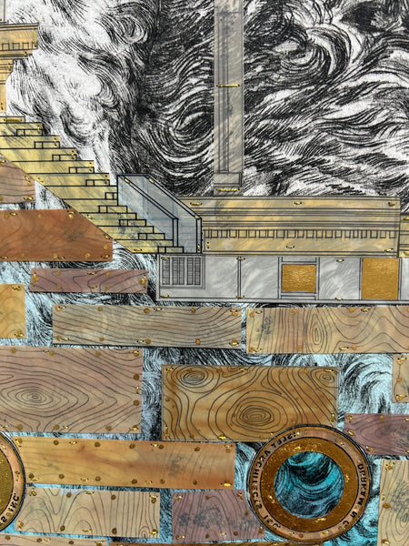 Don't Give Up The Ship - 36 x 46