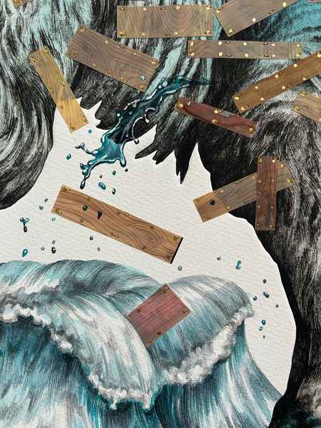 Don't Give Up The Ship - 36 x 46