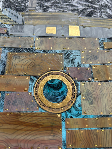 Don't Give Up The Ship - 36 x 46