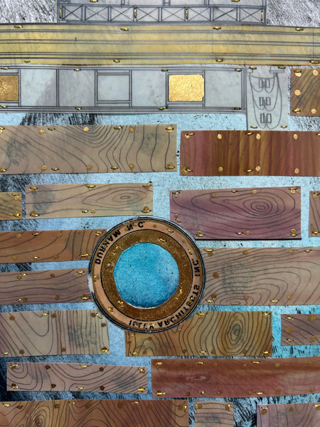 Don't Give Up The Ship - 36 x 46