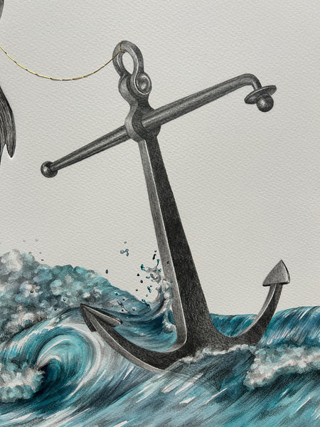 Don't Give Up The Ship - 36 x 46