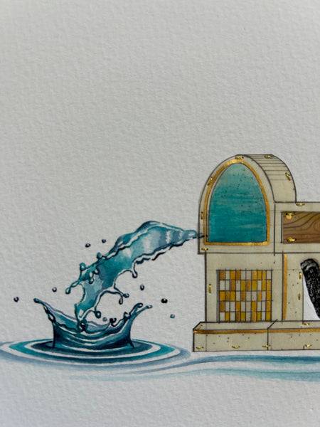 Outpouring - 12 x 15