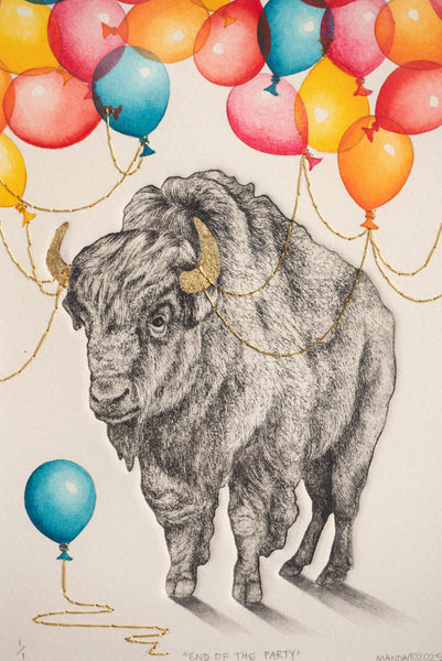 End of the Party - 5x7 (9 x 11 frame)