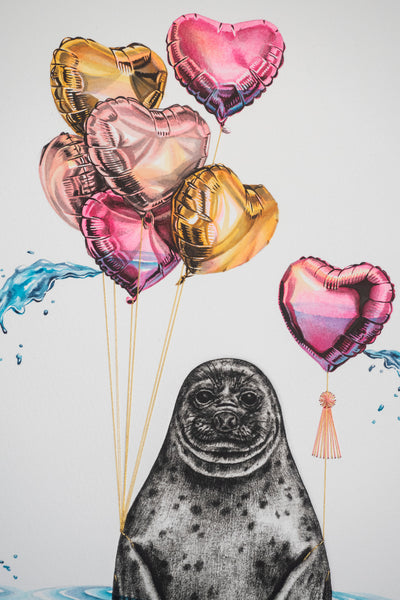 Keep Your Head Above Water - 11 x 21