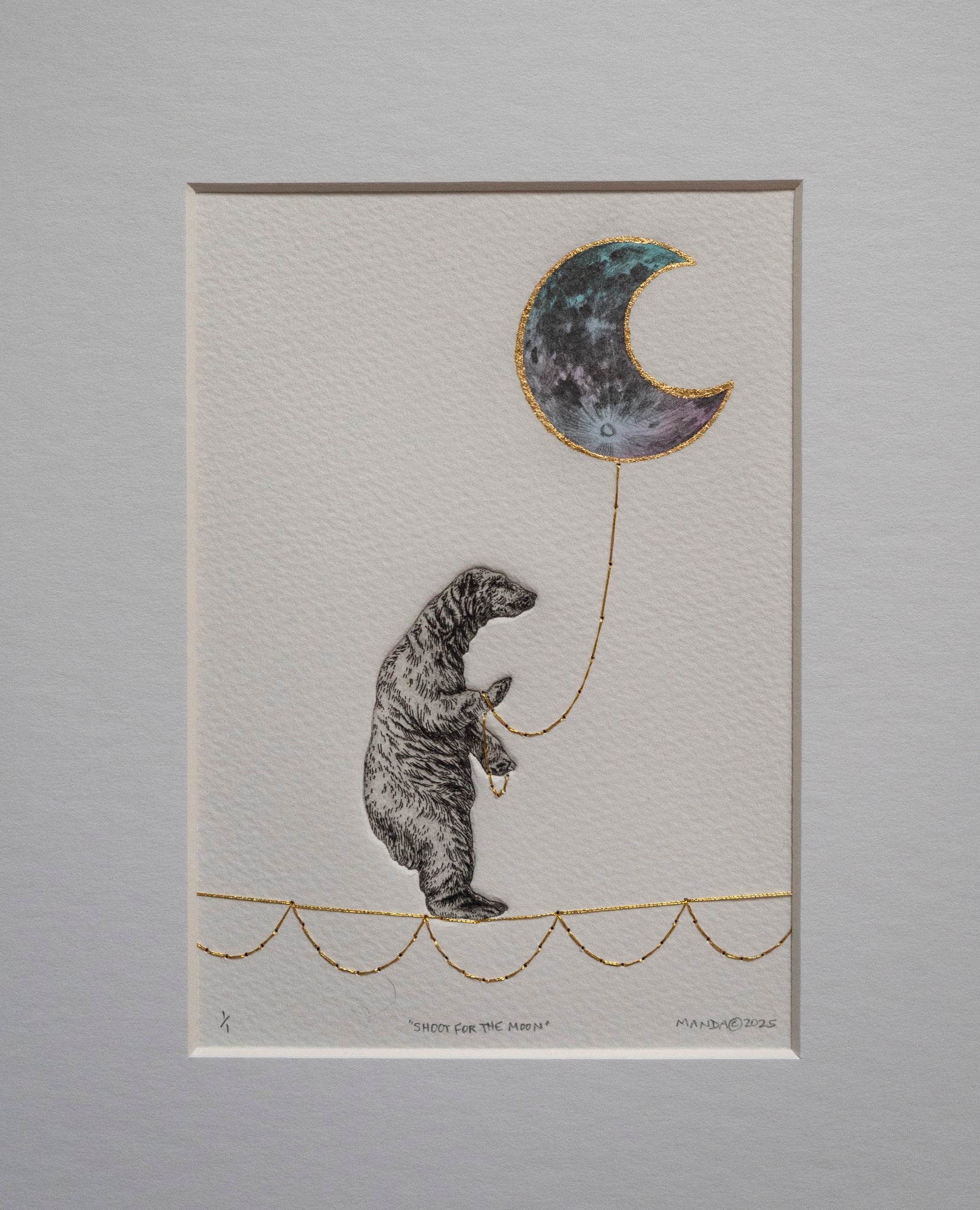 Shoot for the Moon - 5x7