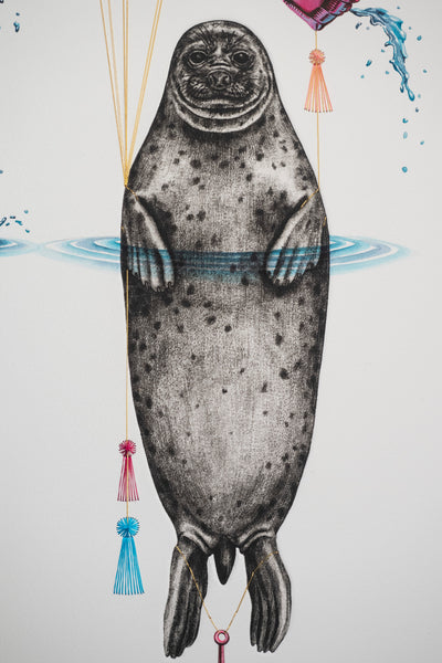 Keep Your Head Above Water - 11 x 21