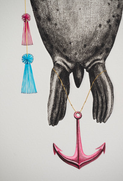 Keep Your Head Above Water - 11 x 21