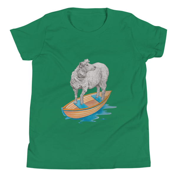 Sheep in a Boat Youth Short Sleeve T-Shirt